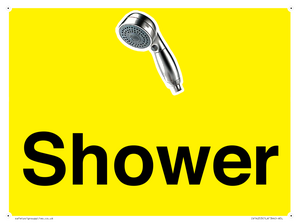 Shower Dementia Friendly Yellow 